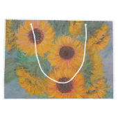 Happy Birthday Soft Sunflower Groot Cadeauzakje (Achterkant)