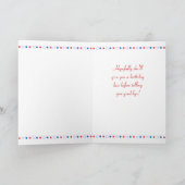 Happy Birthday Soldier Vintage Card Kaart (Binnen)