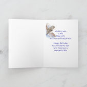 Happy Birthday Son, Great Grey Owl, Bird Card Kaart (Binnen)