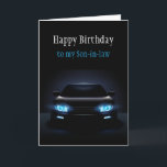 Happy Birthday Son-in-law New Car Exciting Kaart<br><div class="desc">happy Birthday Son-in-law wens je een dag net zo cool en opwindend als een gloednieuw voertuig</div>