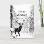 Happy Birthday Son-in-law  Stag, Deer Card Kaart<br><div class="desc">Happy Birthday Son-in-law  Stag,  Deer Animal,  Wildlife,  Natuur</div>