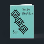 Happy Birthday Son Kaart<br><div class="desc">Een geboorte</div>
