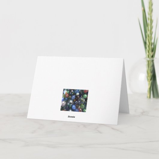 Happy Birthday Son Marbles Kaart (Achterkant)