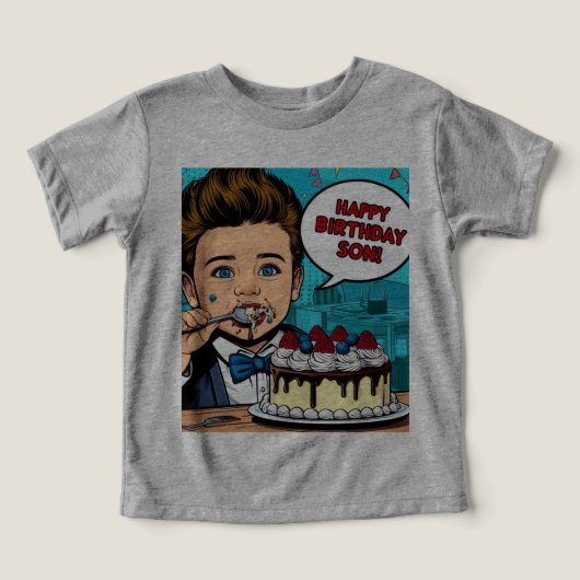 Happy Birthday, Son - T-shirt voor de verjaardag v (Design voorkant)