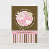 Happy Birthday Song Bird Sjabloon (Voorkant)