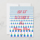 Happy Birthday Song Feestdagenkaart (Achterkant)