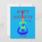 Happy Birthday Song Feestdagenkaart (Voorkant)