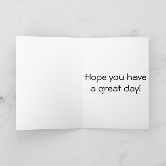 Happy Birthday Song Kaart (Binnen)