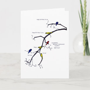 Happy Birthday Song Kaart