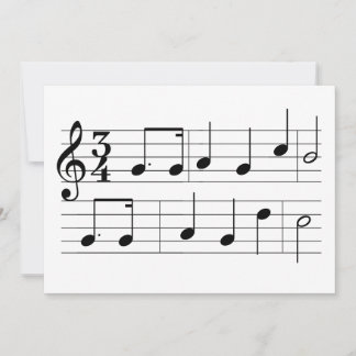 Happy Birthday Song Muzieknoten Bladmuziek Kaart