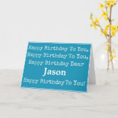 Happy Birthday Song Wenskaart Kaart (Gele Bloem)