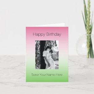 Happy Birthday Soror   AKA Sorority Gift Kaart