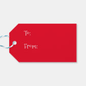 Happy Birthday Southwest Coyote Roadrunner Red Cadeaulabel (Achterkant Horizontaal)