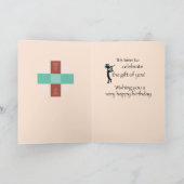 Happy Birthday Southwest Style met Kokopelli Kaart (Binnen)