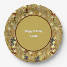 Happy Birthday Sparkle Stars Glitzy Any Age Party