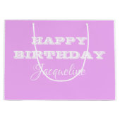 Happy Birthday speciaal voor haar Cute Chic Groot Cadeauzakje (Voorkant)