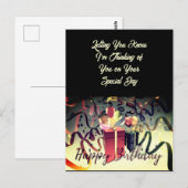 Happy Birthday Special Day Briefkaart (Voorkant / Achterkant)