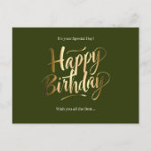 Happy Birthday Special Day Feestdagenkaart (Voorkant)