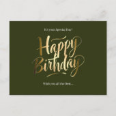 Happy Birthday Special Day Feestdagenkaart (Voorkant)