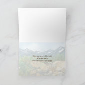 Happy Birthday Special Guy Mountain Landscape Kaart (Binnen)