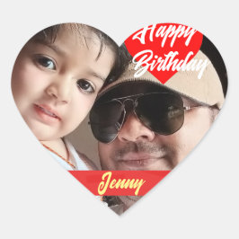 Happy Birthday Special Photo Personaliseer Sticker