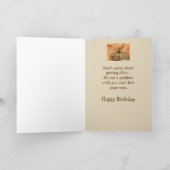 Happy Birthday Specific Person Fun Squirrel Humor Kaart (Binnen)