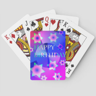 Happy Birthday-speelkaarten Pokerkaarten