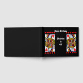  Happy Birthday-spellen Kaart Heart Queens Gastenboek (Volledig)