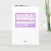 Happy Birthday | Splitsing bananen Kaart (Achterkant)