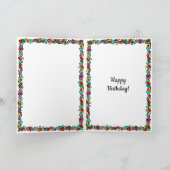 Happy Birthday | Splitsing bananen Kaart (Binnen)