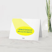 Happy Birthday Spotlight Kaart (Achterkant)