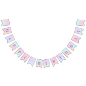 Happy Birthday Spring Colors Bunting Flags Vlaggetjes (Alle)