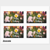 Happy Birthday Spring Flowers #1-1 Stickers (Vel)