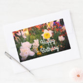 Happy Birthday Spring Flowers #1-1 Stickers (Envelop)