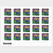 Happy Birthday Spring Flowers #3 Stickers (Vel)