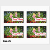 Happy Birthday Spring Flowers #7-2 Stickers (Vel)