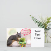 Happy Birthday Squirrel (Staand voorkant)