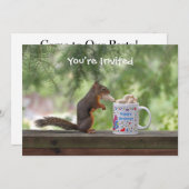 Happy Birthday Squirrel Kaart (Voorkant / Achterkant)