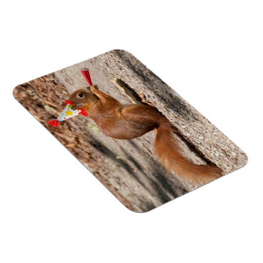 Happy Birthday Squirrel Magneet (Rechterzijde)