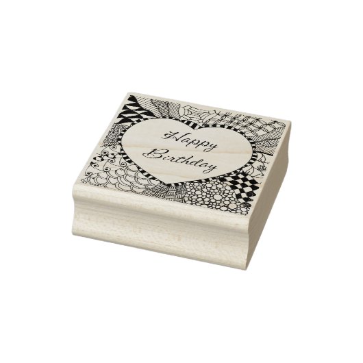 Happy Birthday Stamp Rubberstempel (Stempel)