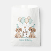 Happy Birthday Standaard Poedel Honden Bedankzakje (Voorkant)