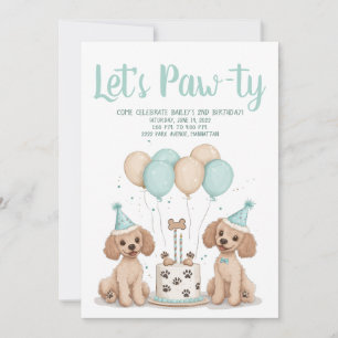 Happy Birthday Standaard Poedel Honden Kaart