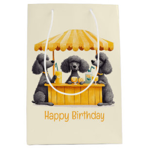 Happy Birthday Standaard Poedel Honden Lemonade St Medium Cadeauzakje
