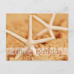 Happy Birthday Starfish Briefkaart