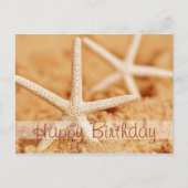 Happy Birthday Starfish Briefkaart (Voorkant)