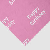 Happy Birthday Starfish Nautical Pink Cute Girly Tissuepapier (Detail)
