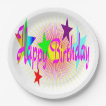 "HAPPY BIRTHDAY" STARS