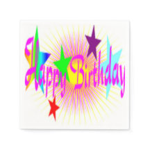 "HAPPY BIRTHDAY" STARS