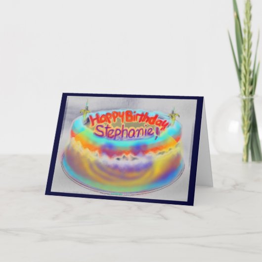 Happy Birthday Stephanie! Kaart (Voorkant)