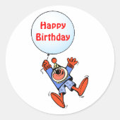 Happy Birthday Sticker (Voorkant)